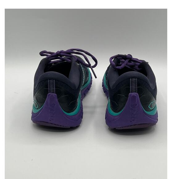 BROOKS WOMENS PURE GRIT 5 TRAIL RUNNING SNEAKER SHOE NAVY PURPLE TEAL SIZE 9 - Picture 4 of 11